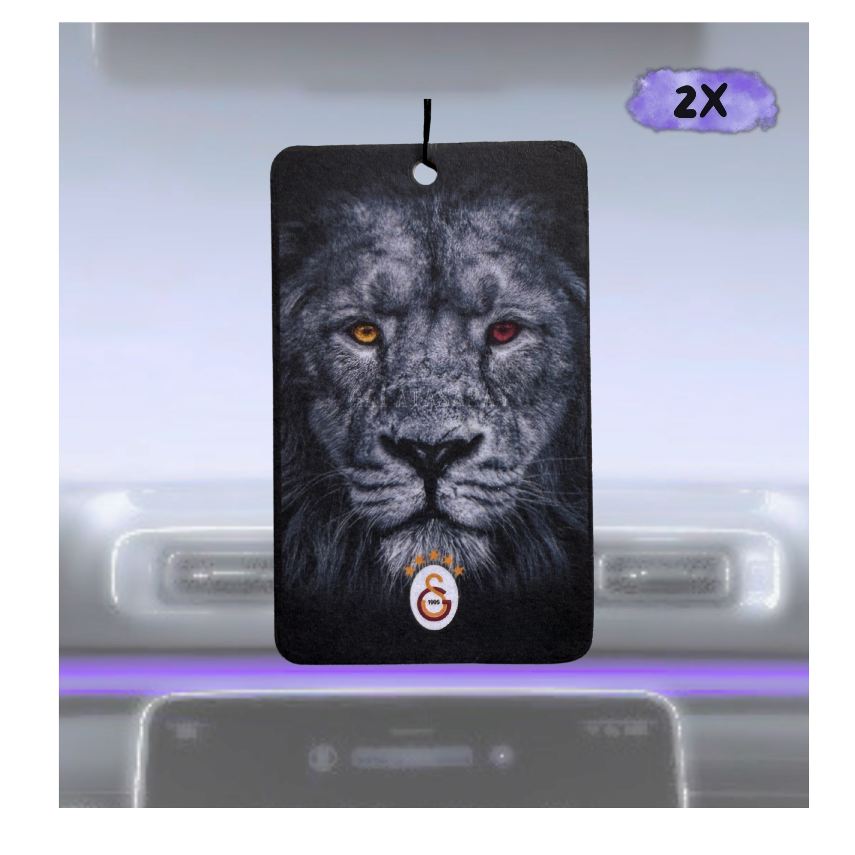 Galatasaray Duftbaum - 5 Sterne. 1 Club. 1 Löwe. - 2er Bundle