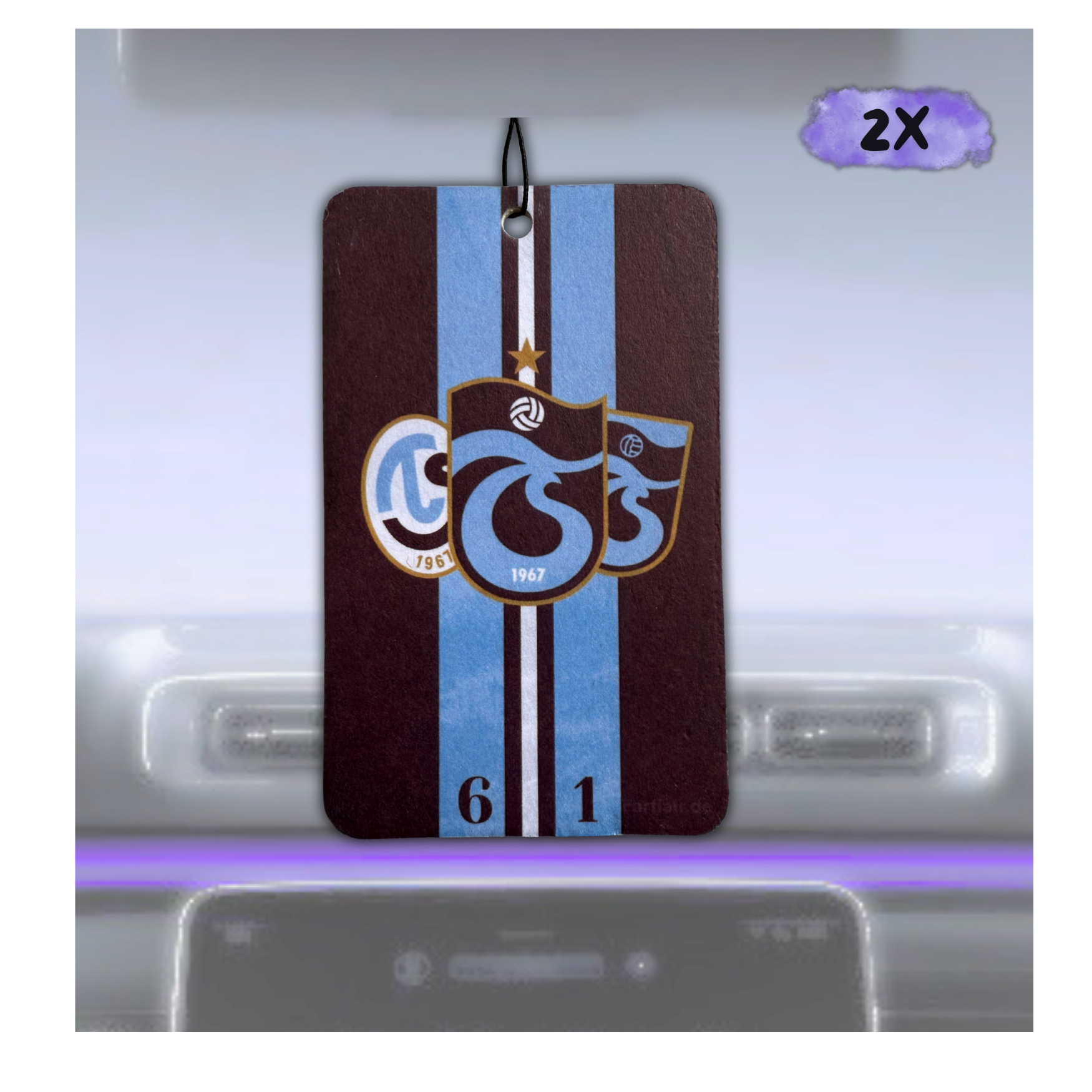 Trabzonspor Duftbaum - „ Karadeniz'in Gururu“ - 2er Bundle