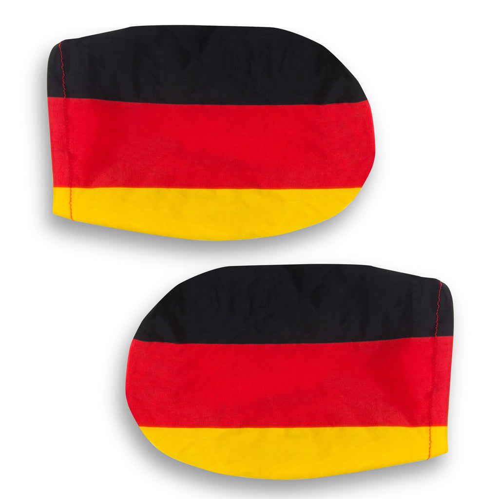 2x Deutschland Flagge Auto 45x30 cm – WM & EM Fanflaggen