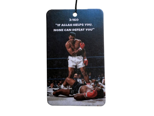 Muhammad Ali Duftbaum "Unbesiegbar" -  Quran 3:160